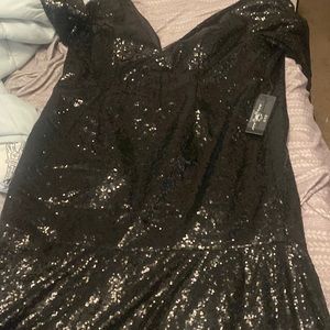 2022 Purple Sequence Long Sleeves Long Mermaid Prom Dress